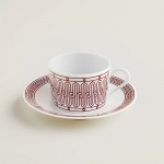 Hermes - H-Deco Rouge Tea Cup & Saucer